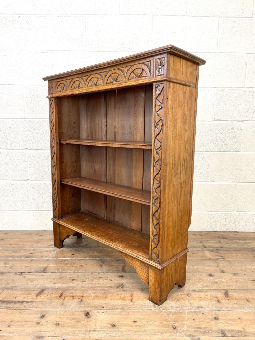 Early 20th Century Carved Bookcase View VI