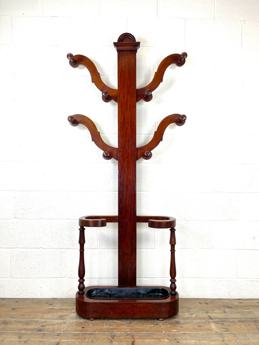 Victorian Mahogany Tree Shaped Hall Stand