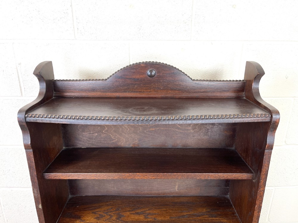 Early 20th Century Antique Oak Bookcase  View IV