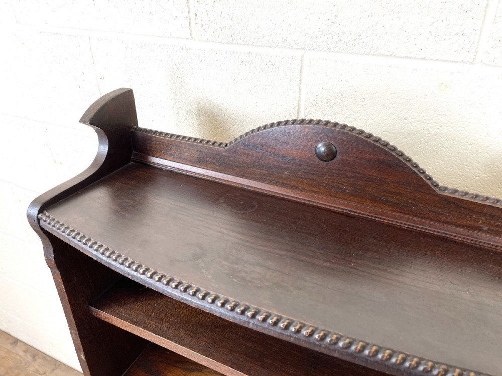 Early 20th Century Antique Oak Bookcase  View V