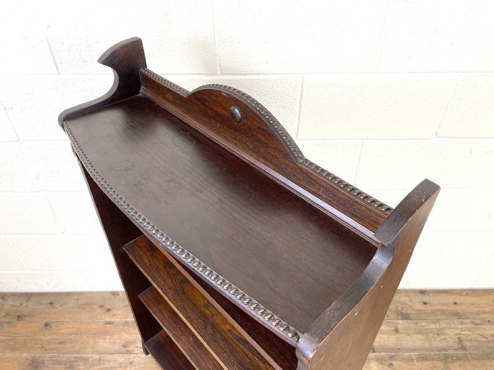 Early 20th Century Antique Oak Bookcase  View IX