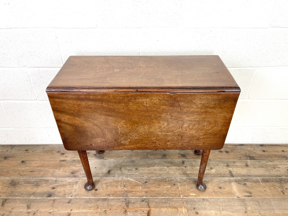 Antique 18th Century Walnut Dropleaf Table View IV