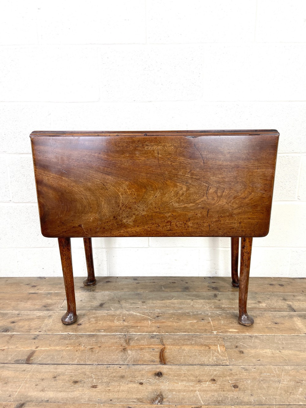 Antique 18th Century Walnut Dropleaf Table View V