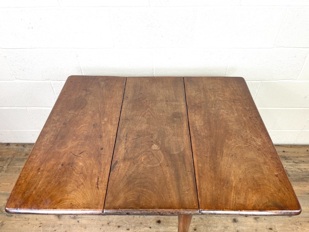 Antique 18th Century Walnut Dropleaf Table View VIII
