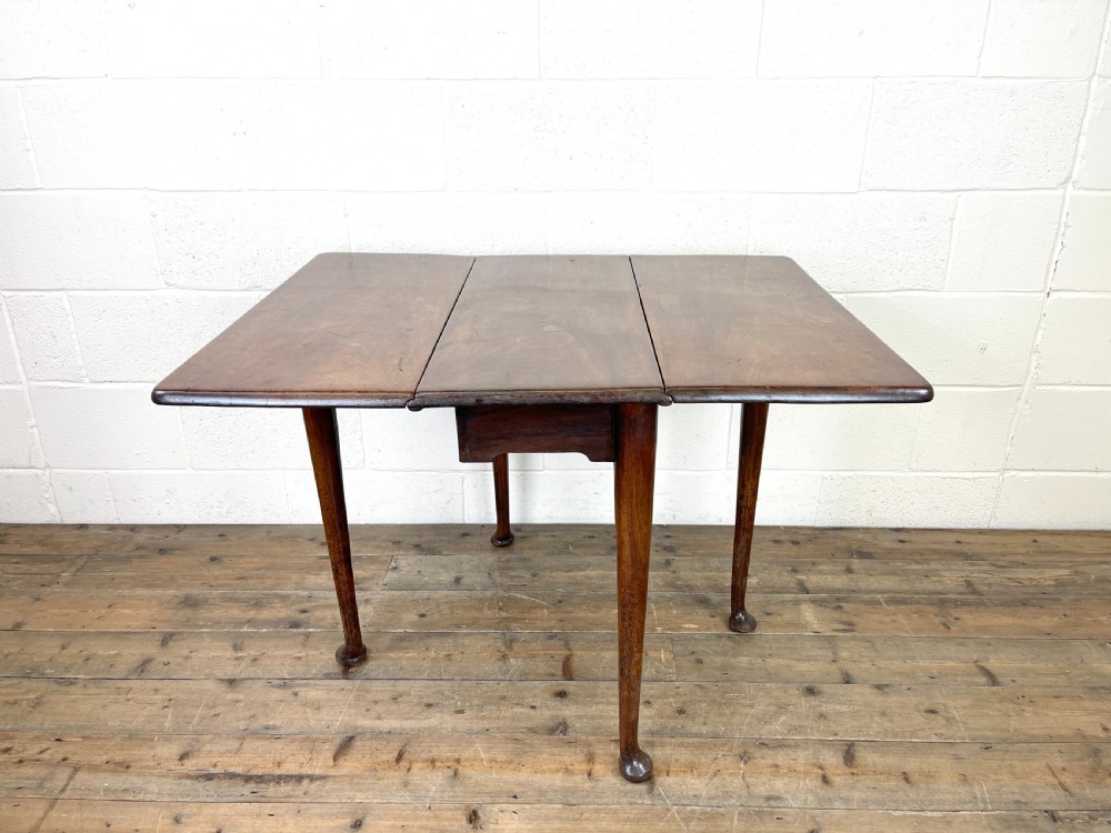 Antique 18th Century Walnut Dropleaf Table View IX