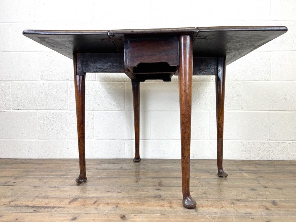 Antique 18th Century Walnut Dropleaf Table View X