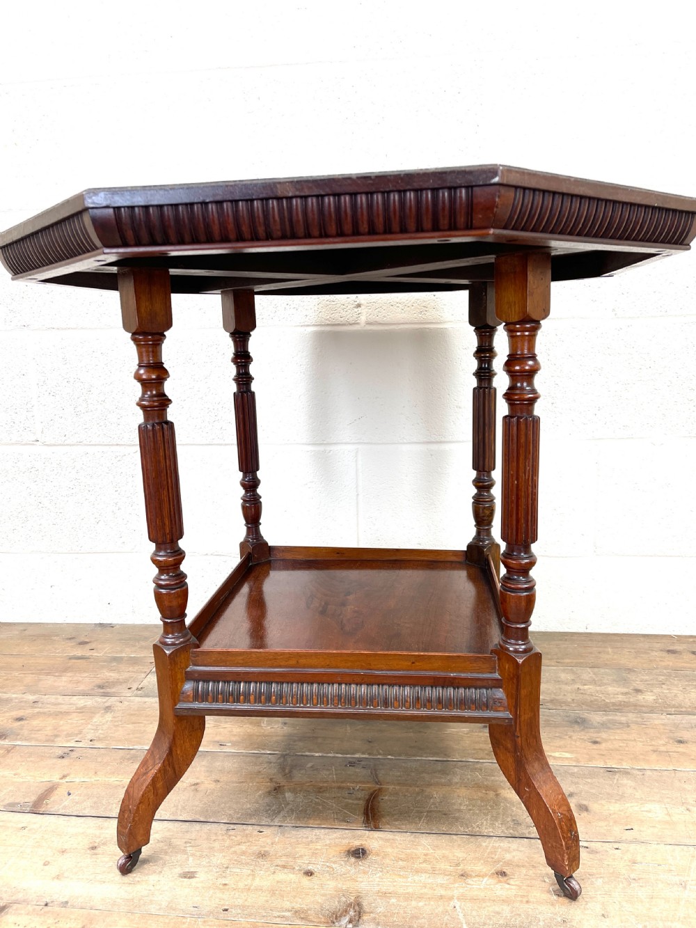 Late Victorian Walnut Octagonal Centre Table  View IV