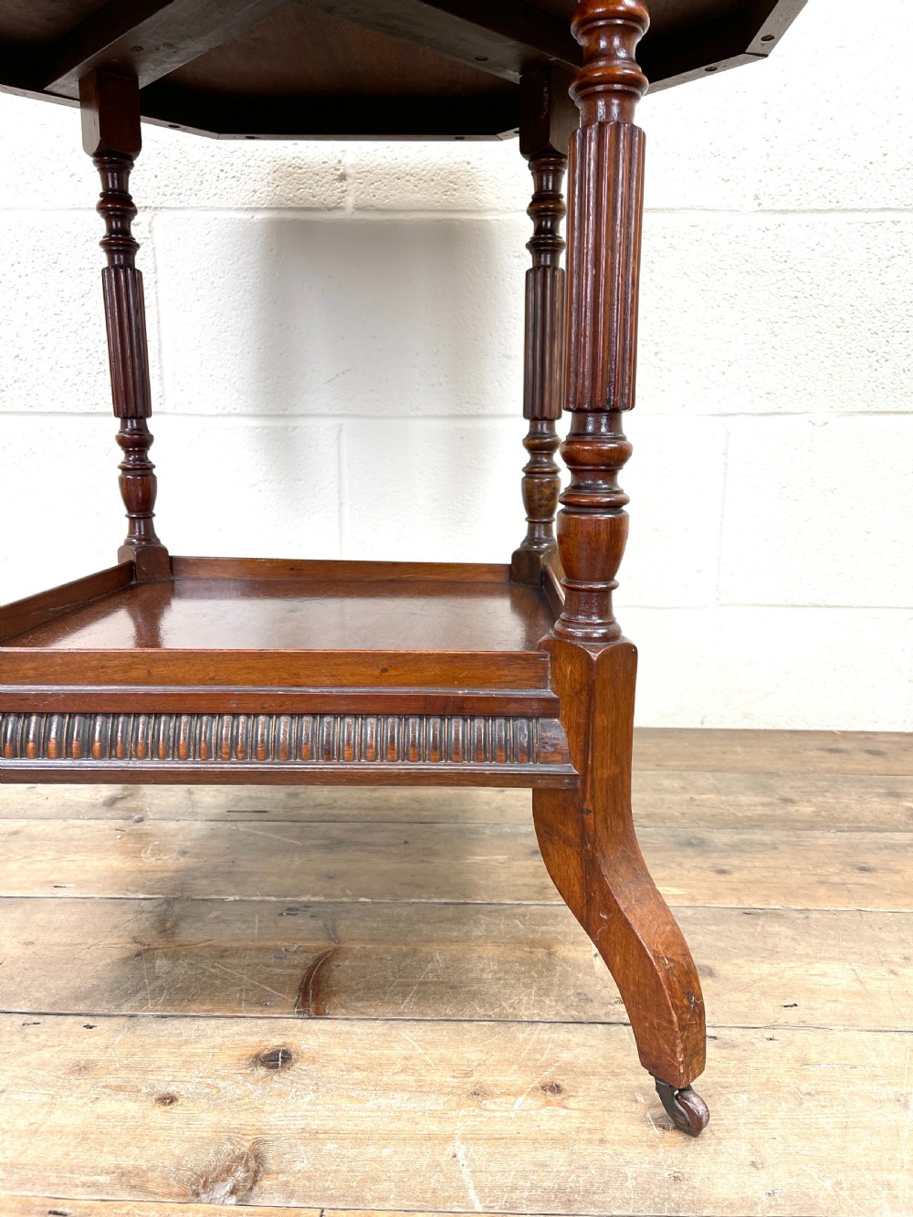 Late Victorian Walnut Octagonal Centre Table  View V