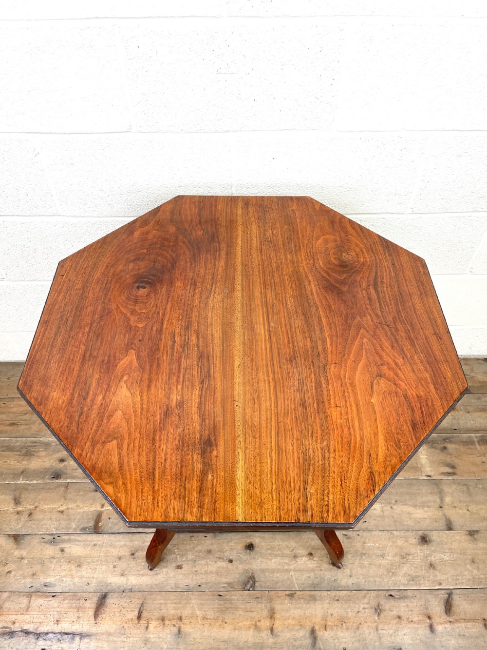 Late Victorian Walnut Octagonal Centre Table  View VI