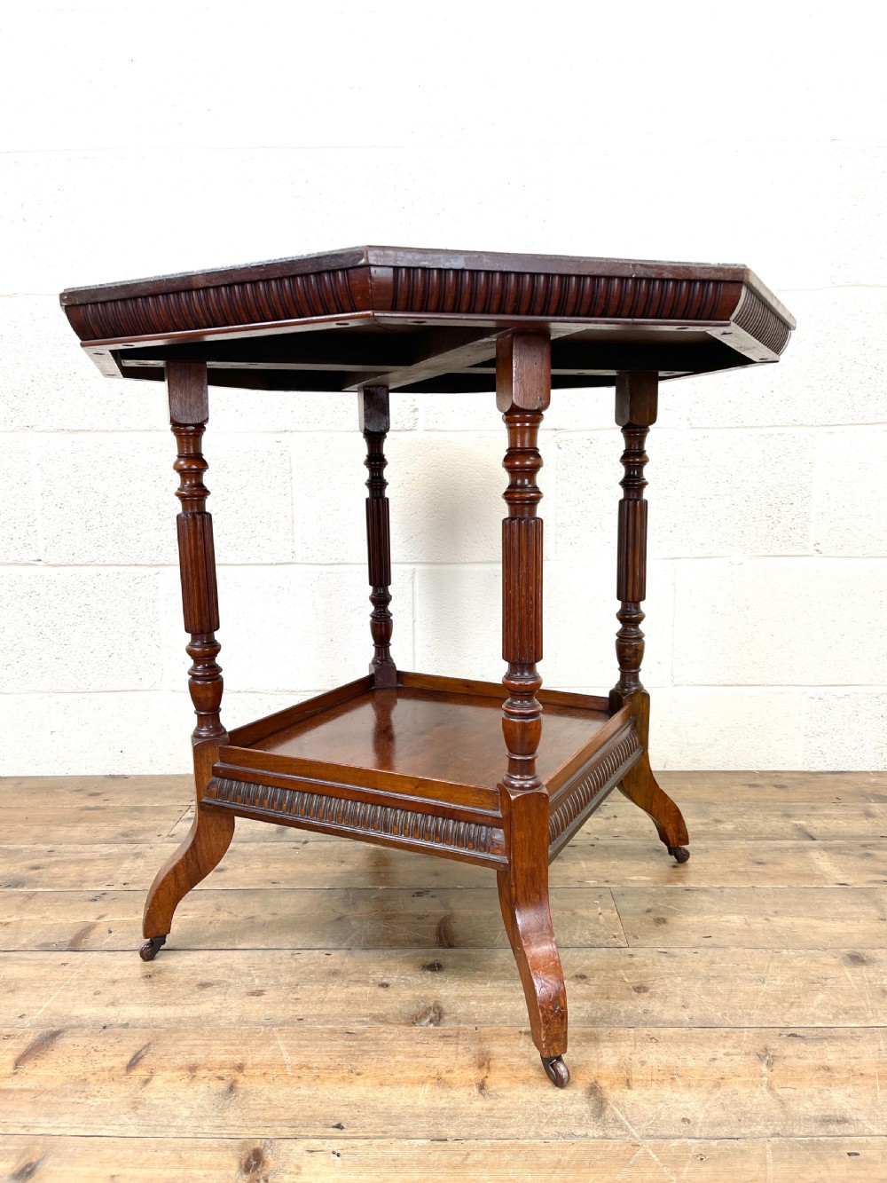 Late Victorian Walnut Octagonal Centre Table  View IX