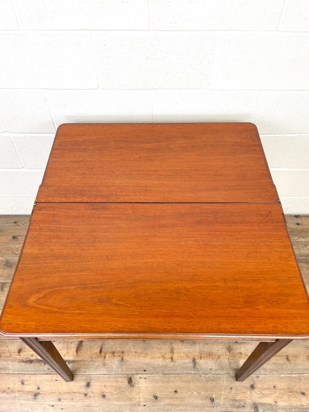 Antique Mahogany Fold Over Table View VIII