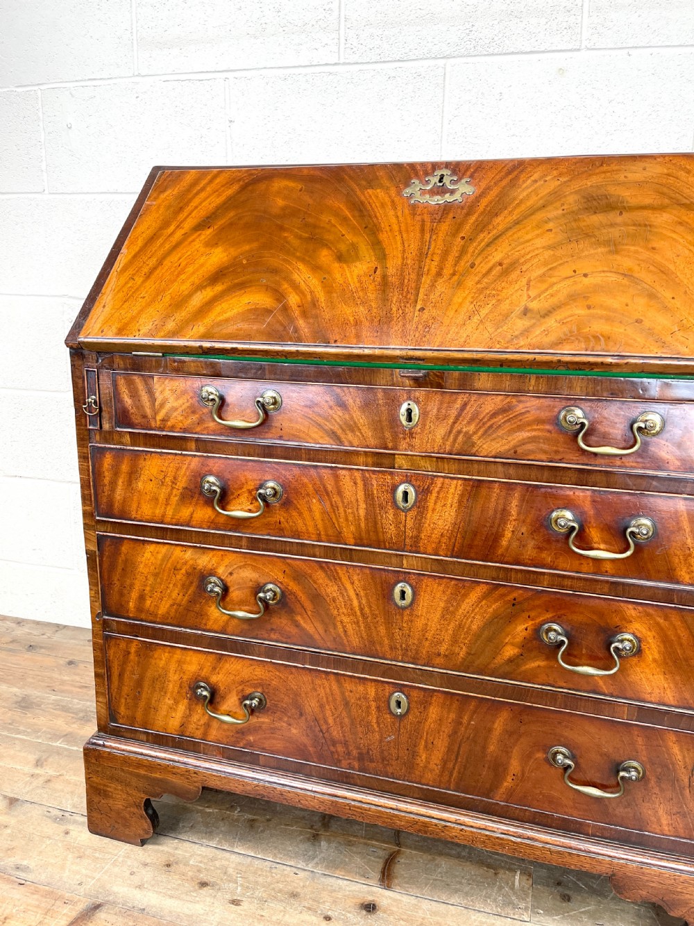 Antique Georgian Mahogany Bureau View V