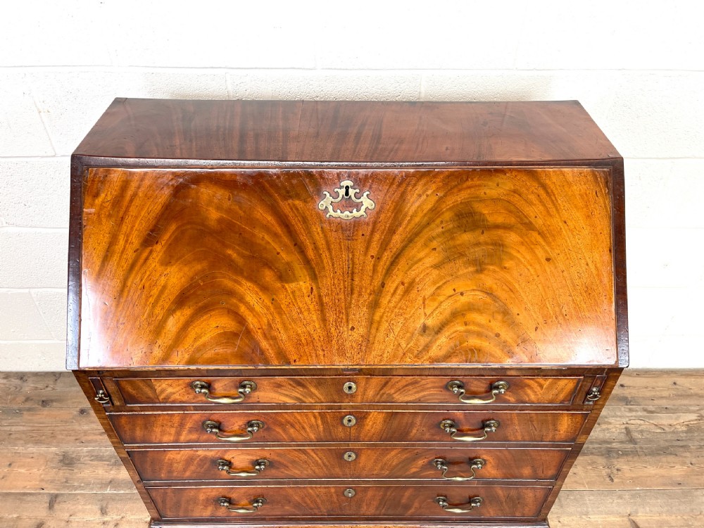 Antique Georgian Mahogany Bureau View VI
