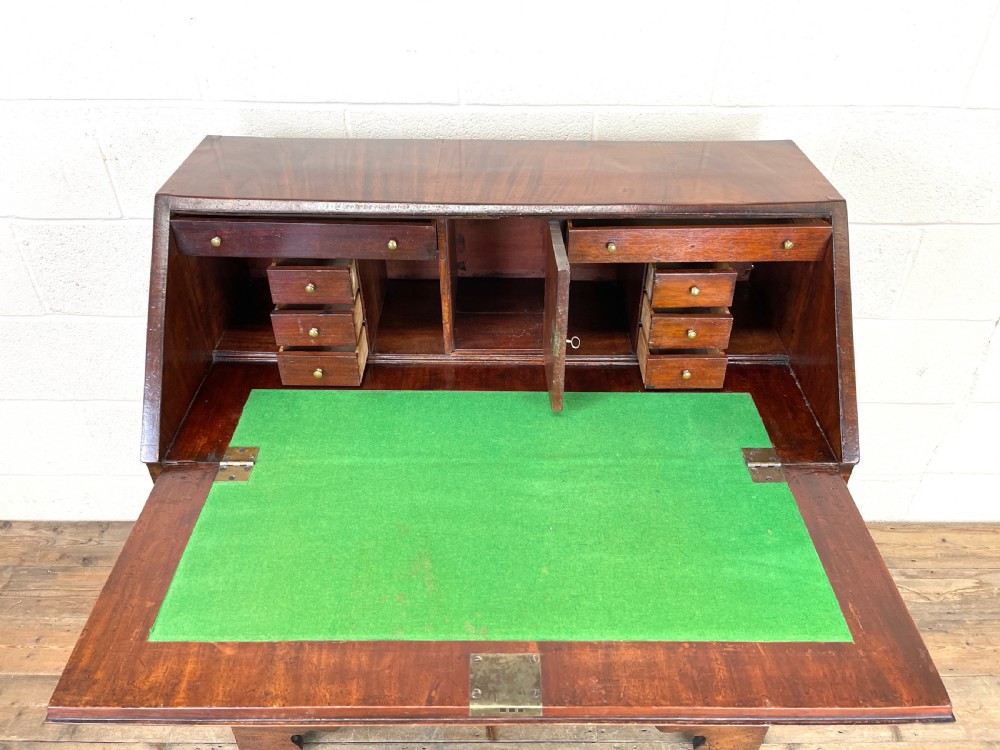 Antique Georgian Mahogany Bureau View VII