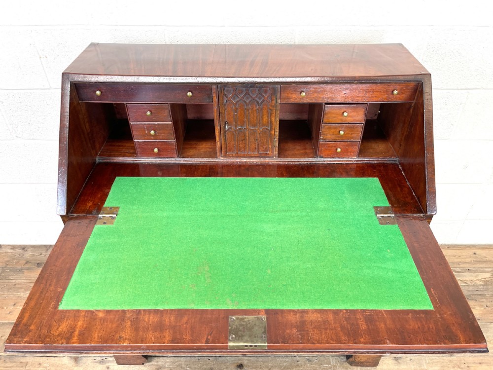 Antique Georgian Mahogany Bureau View VIII