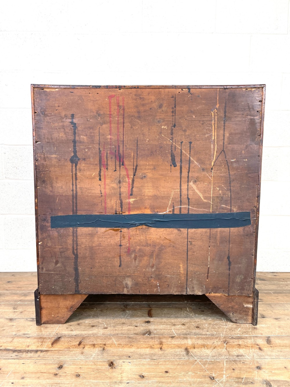 Antique Georgian Mahogany Bureau View X