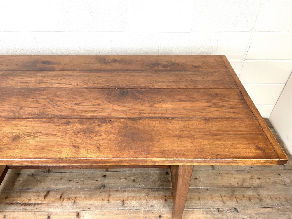 Antique Oak Farmhouse Kitchen Table  View VIII