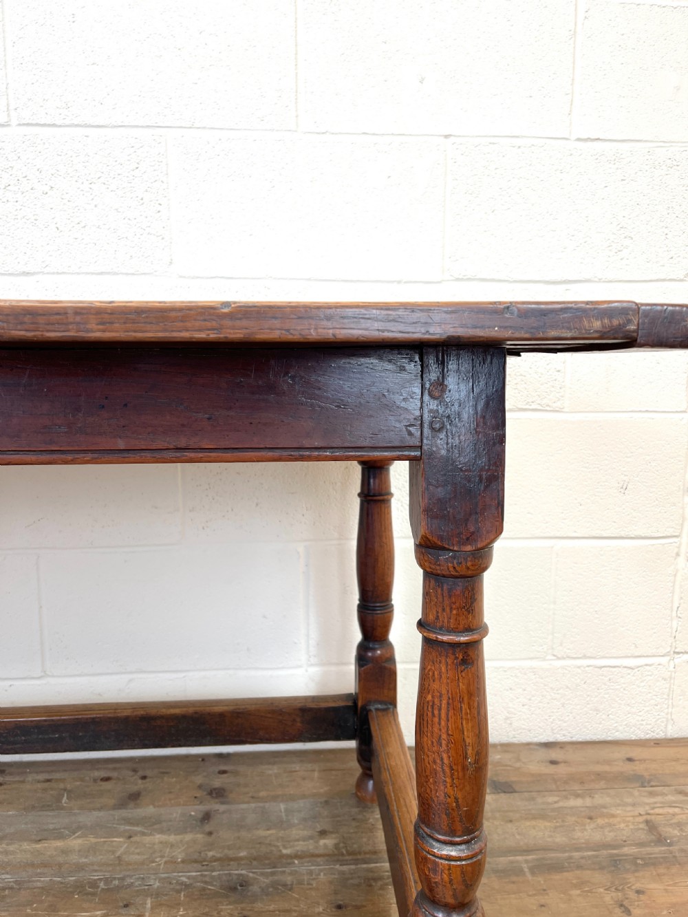 18th Century Antique Joined Oak Table View V