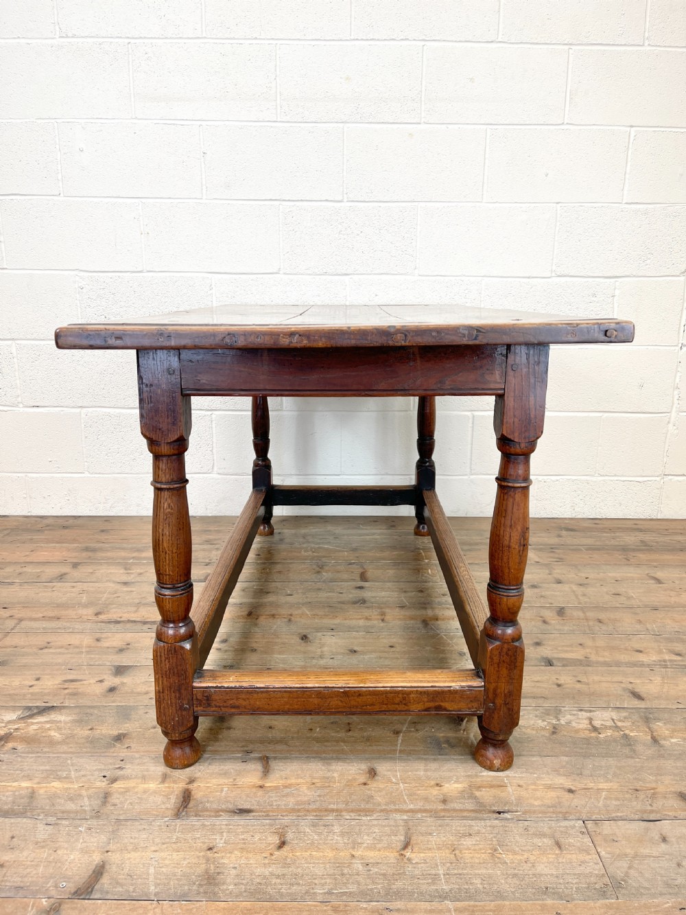 18th Century Antique Joined Oak Table View IX