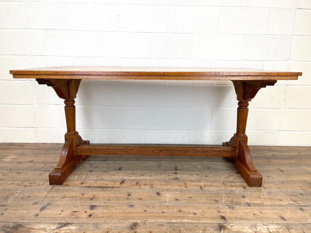 Antique Oak Refectory Table View II