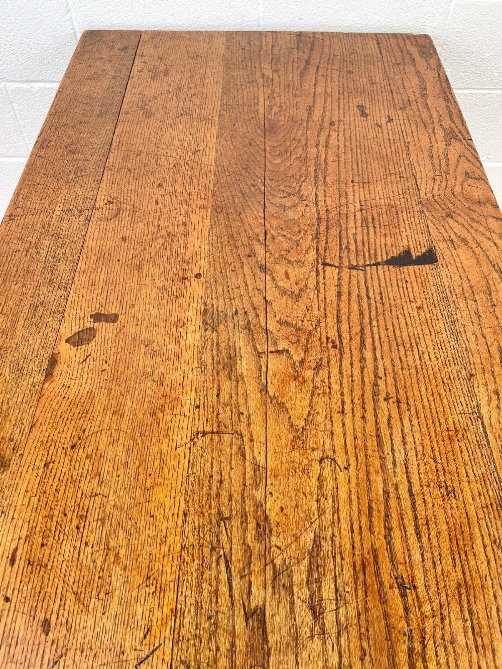Antique Oak Refectory Table View X