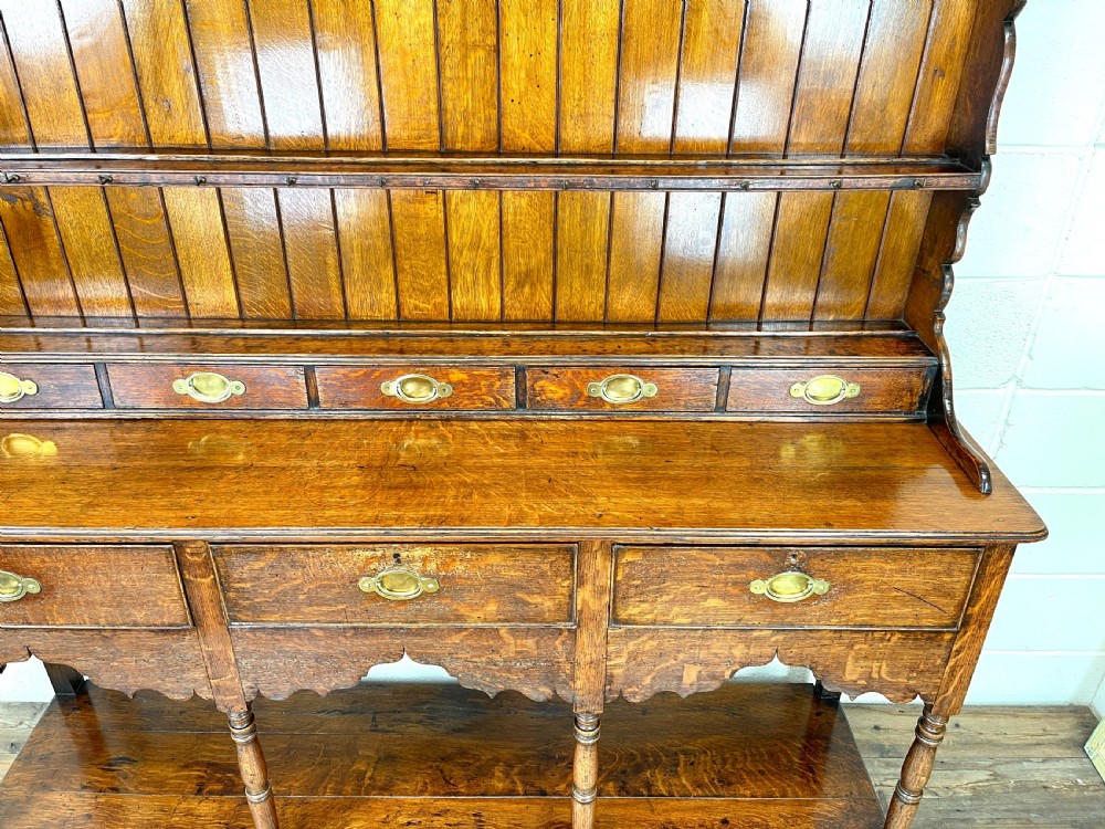 Antique Welsh Oak Pot Board Dresser View VI