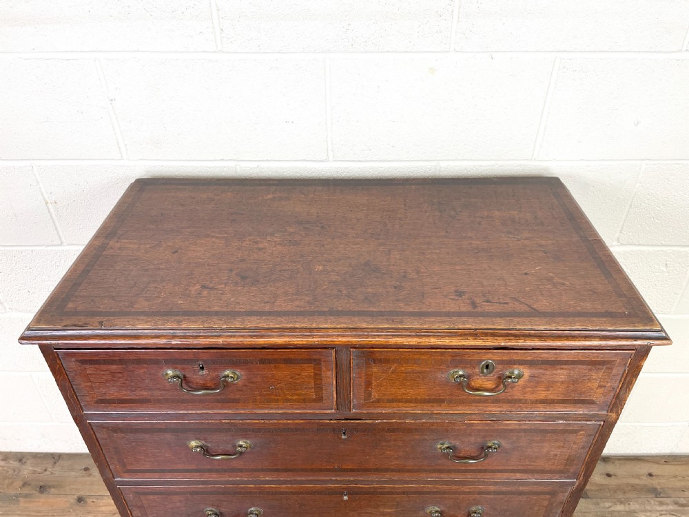 Antique Country Oak Chest of Drawers View V