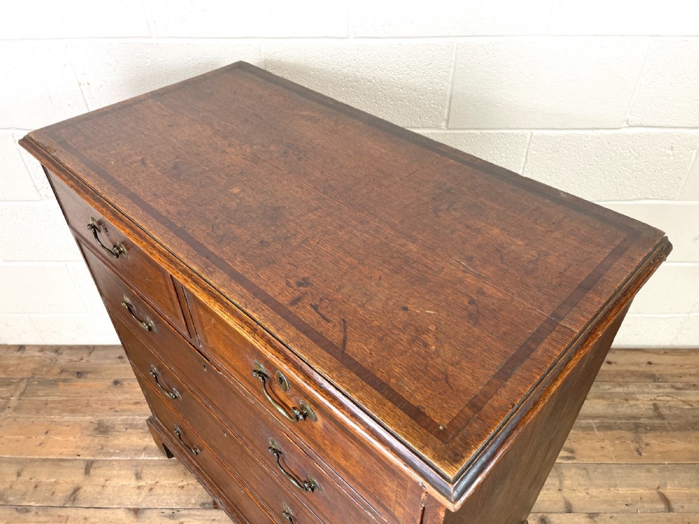 Antique Country Oak Chest of Drawers View VII