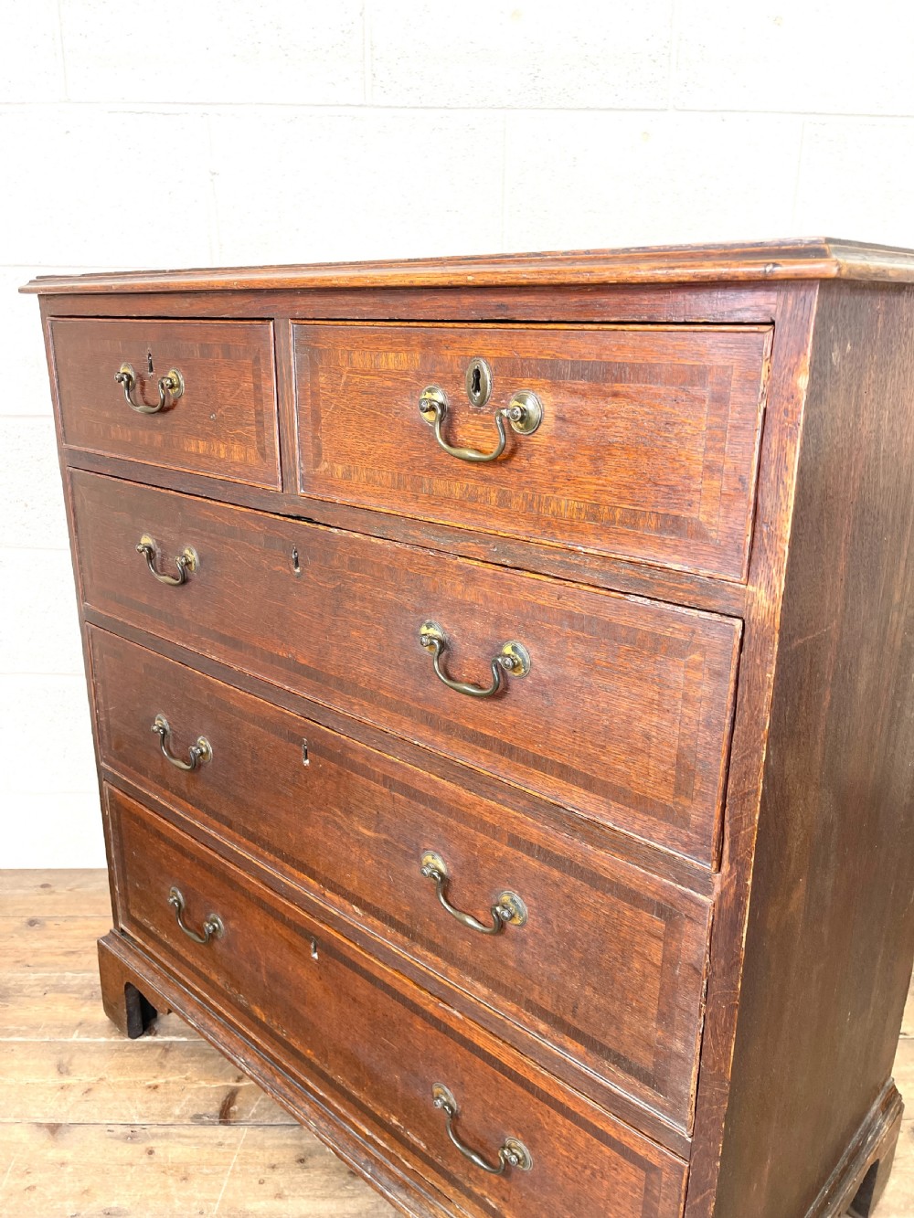 Antique Country Oak Chest of Drawers View VIII