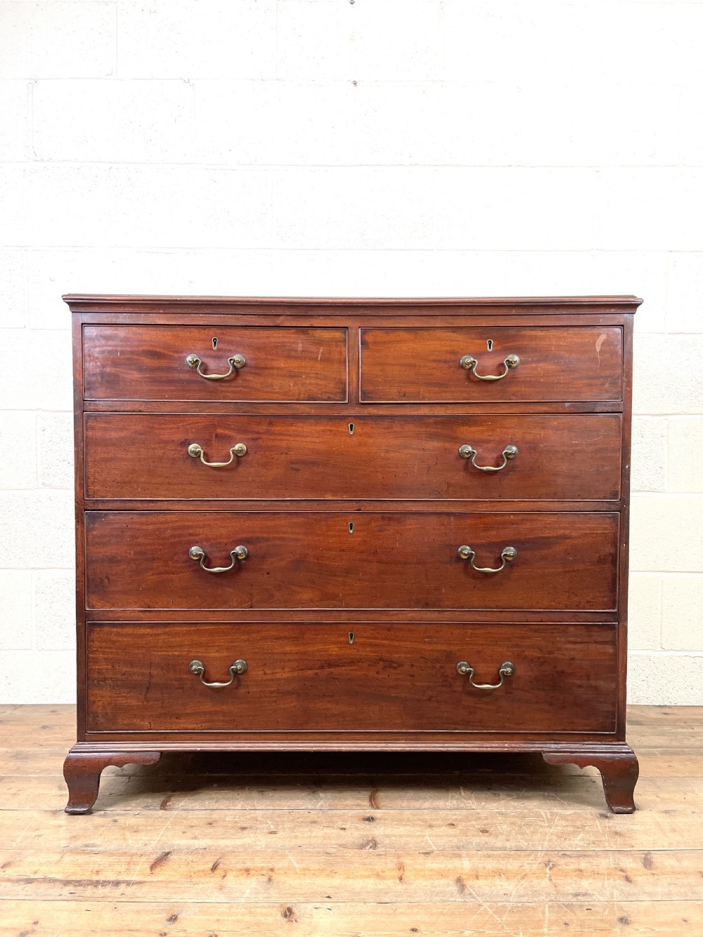 Large Georgian Mahogany Chest of Drawers View II