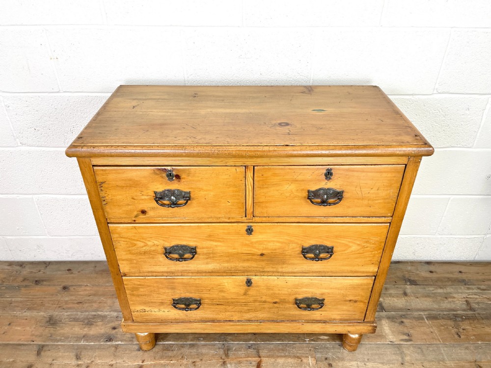 Antique Pine Chest of Drawers View III