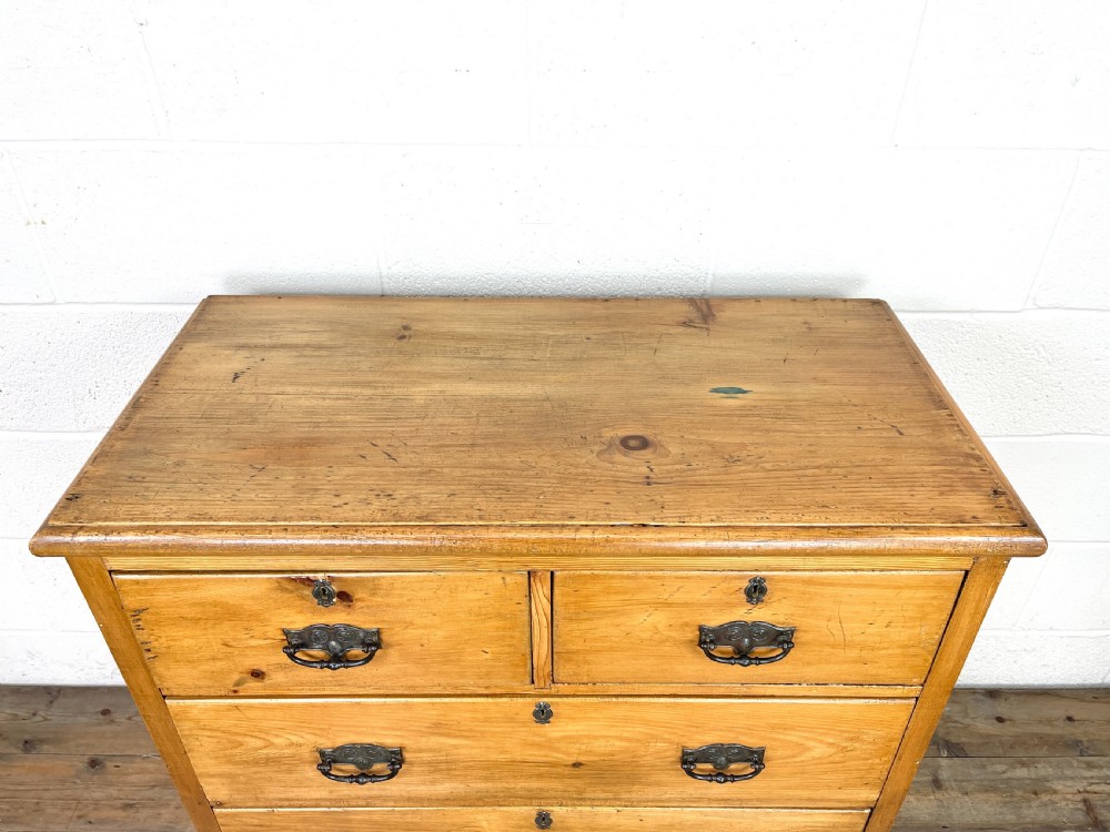 Antique Pine Chest of Drawers View IV