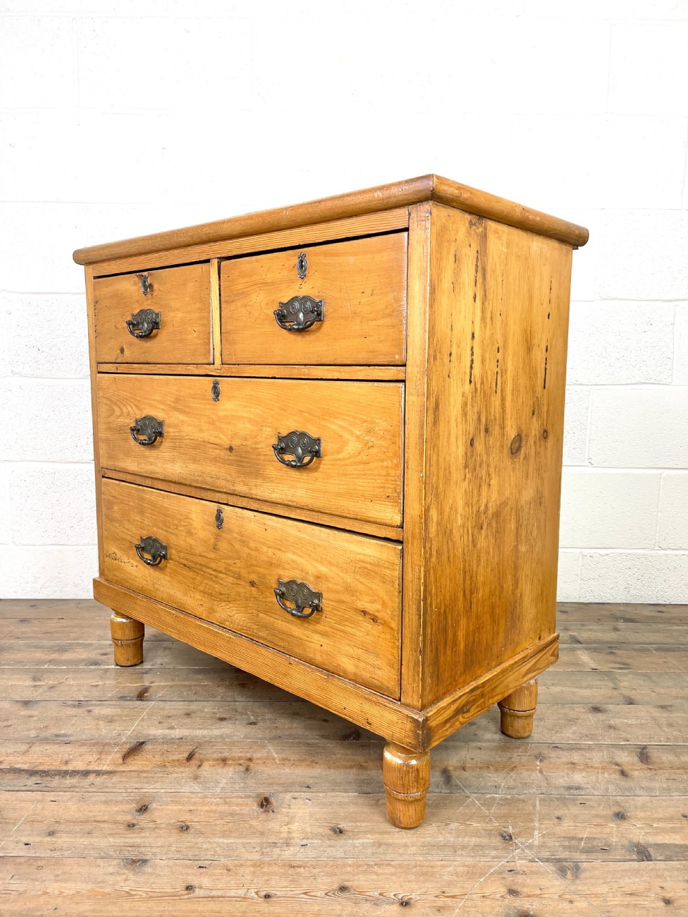 Antique Pine Chest of Drawers View V