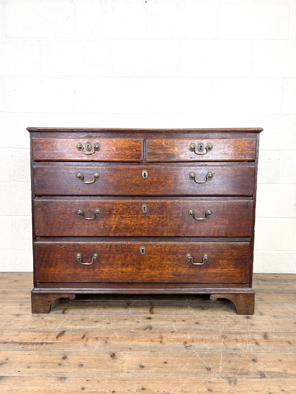 Antique Georgian Oak Chest of Drawers