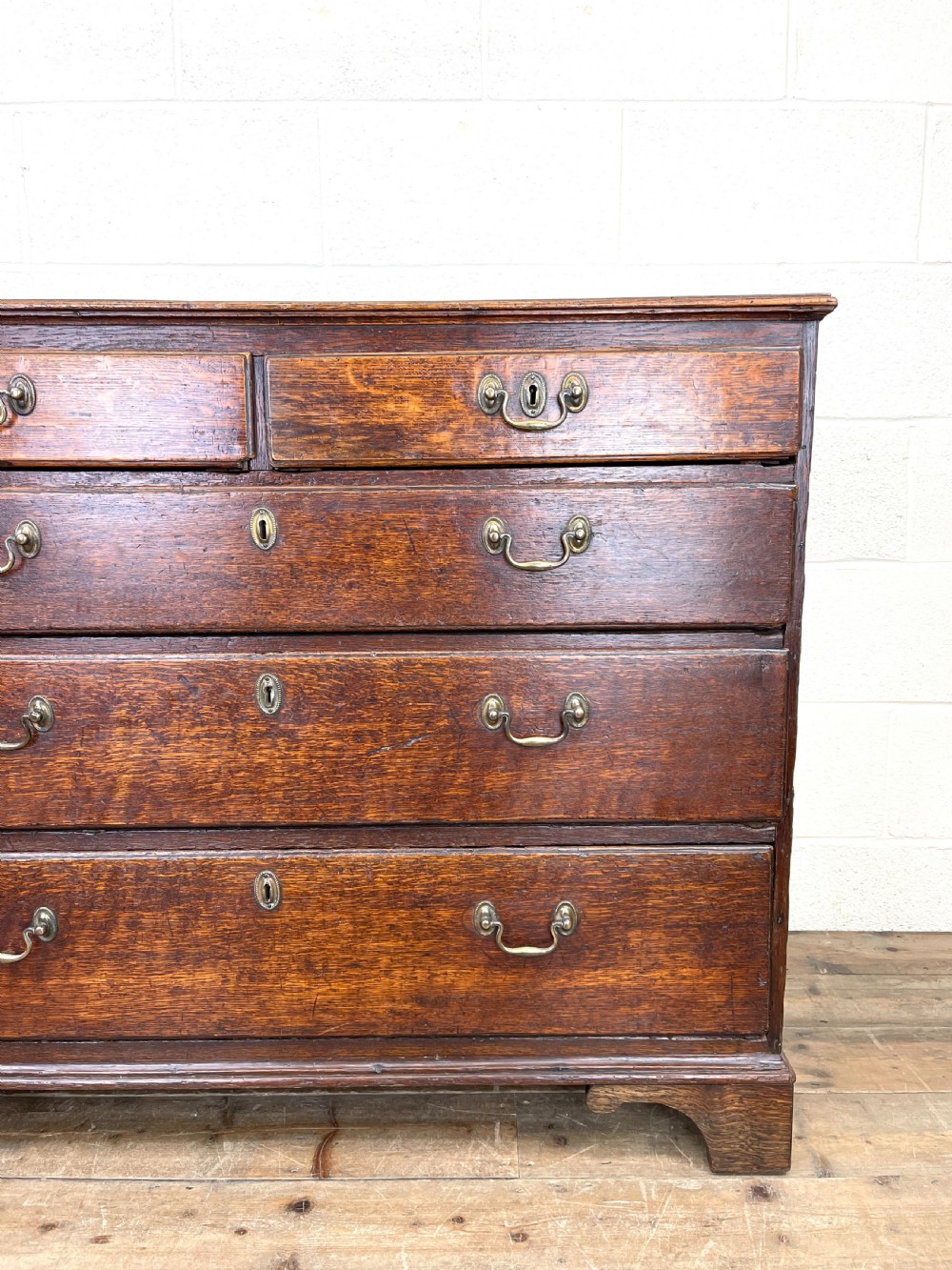 Antique Georgian Oak Chest of Drawers View III