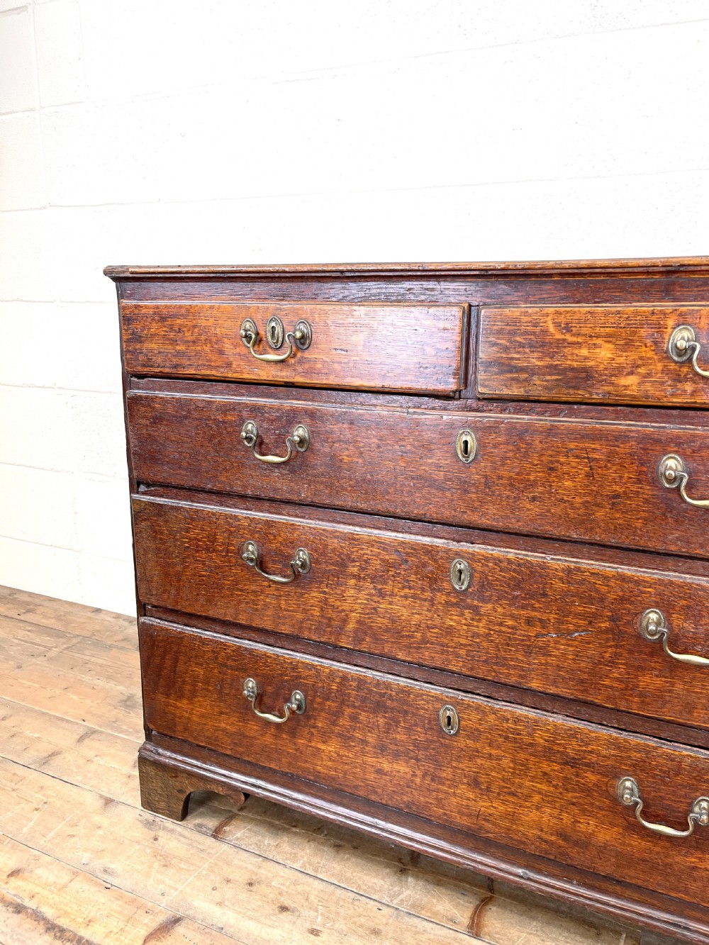 Antique Georgian Oak Chest of Drawers View IV
