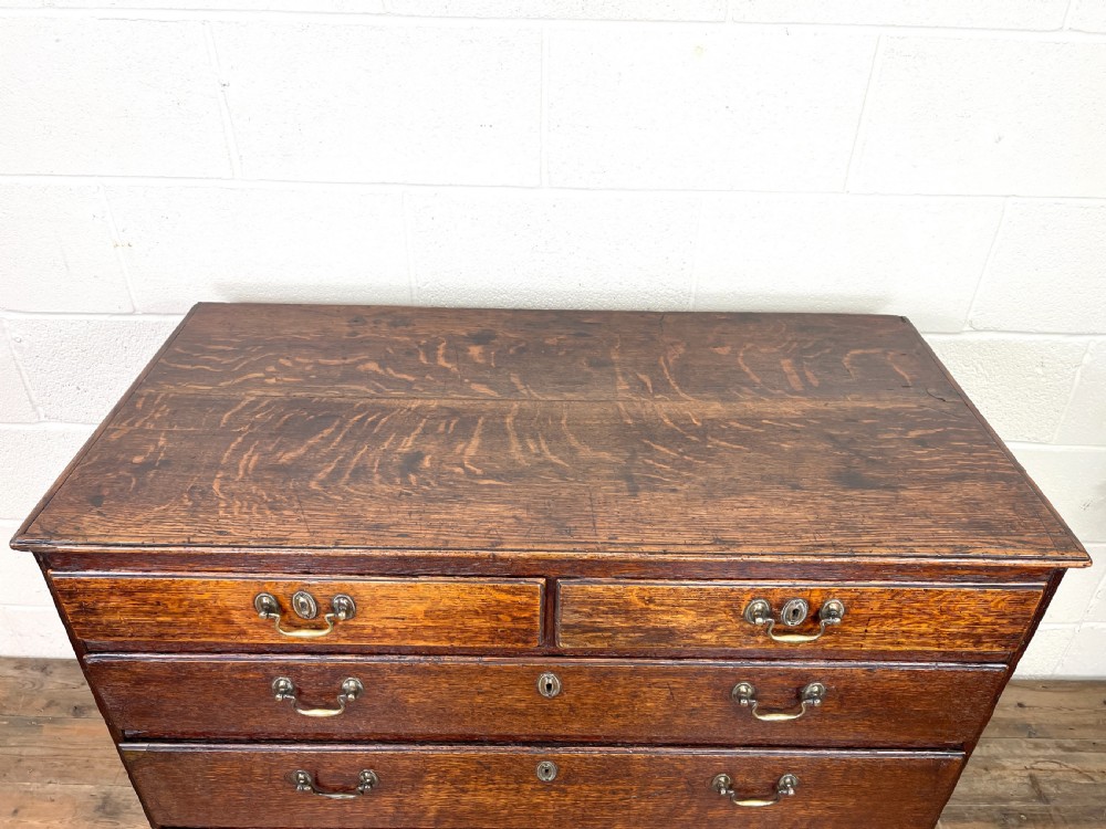Antique Georgian Oak Chest of Drawers View V