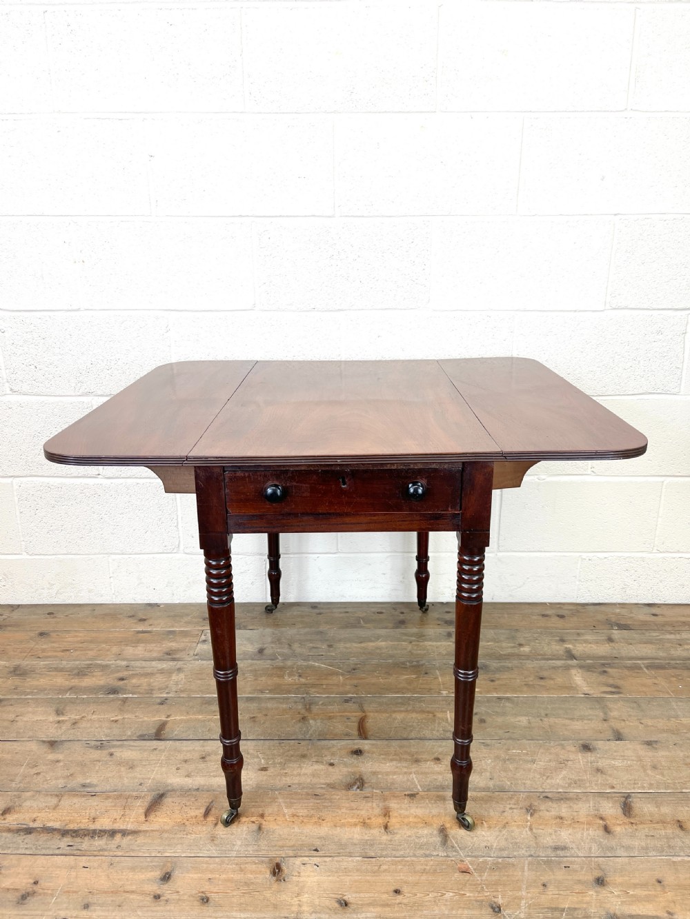 Antique Regency Mahogany Pembroke Table View VII