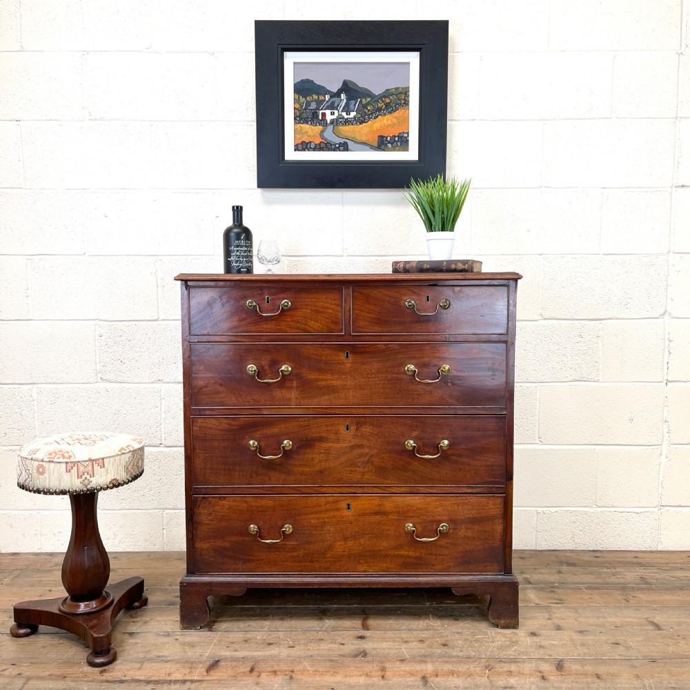 Antique Georgian Mahogany Chest of Drawers View II