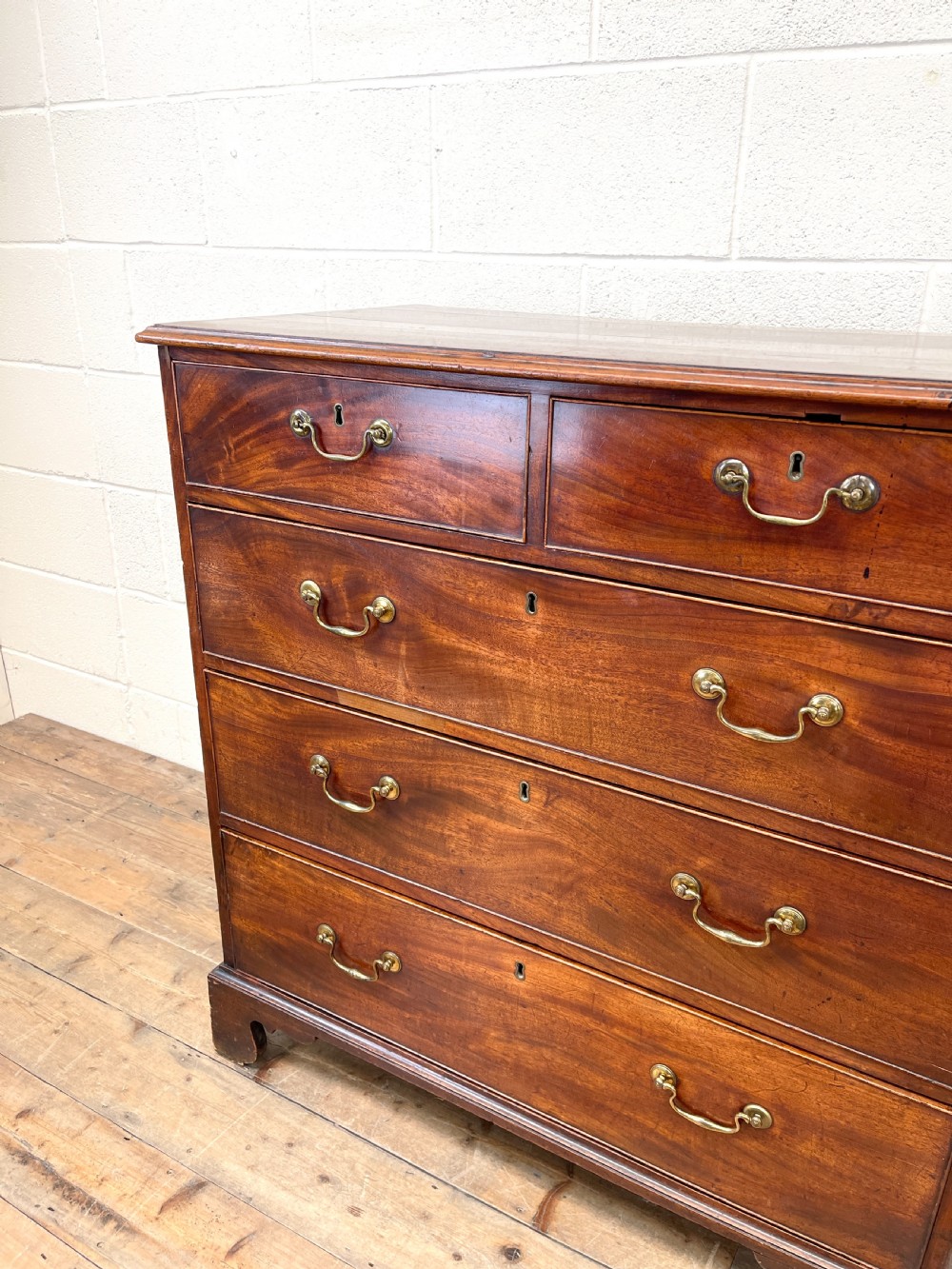 Antique Georgian Mahogany Chest of Drawers View IV