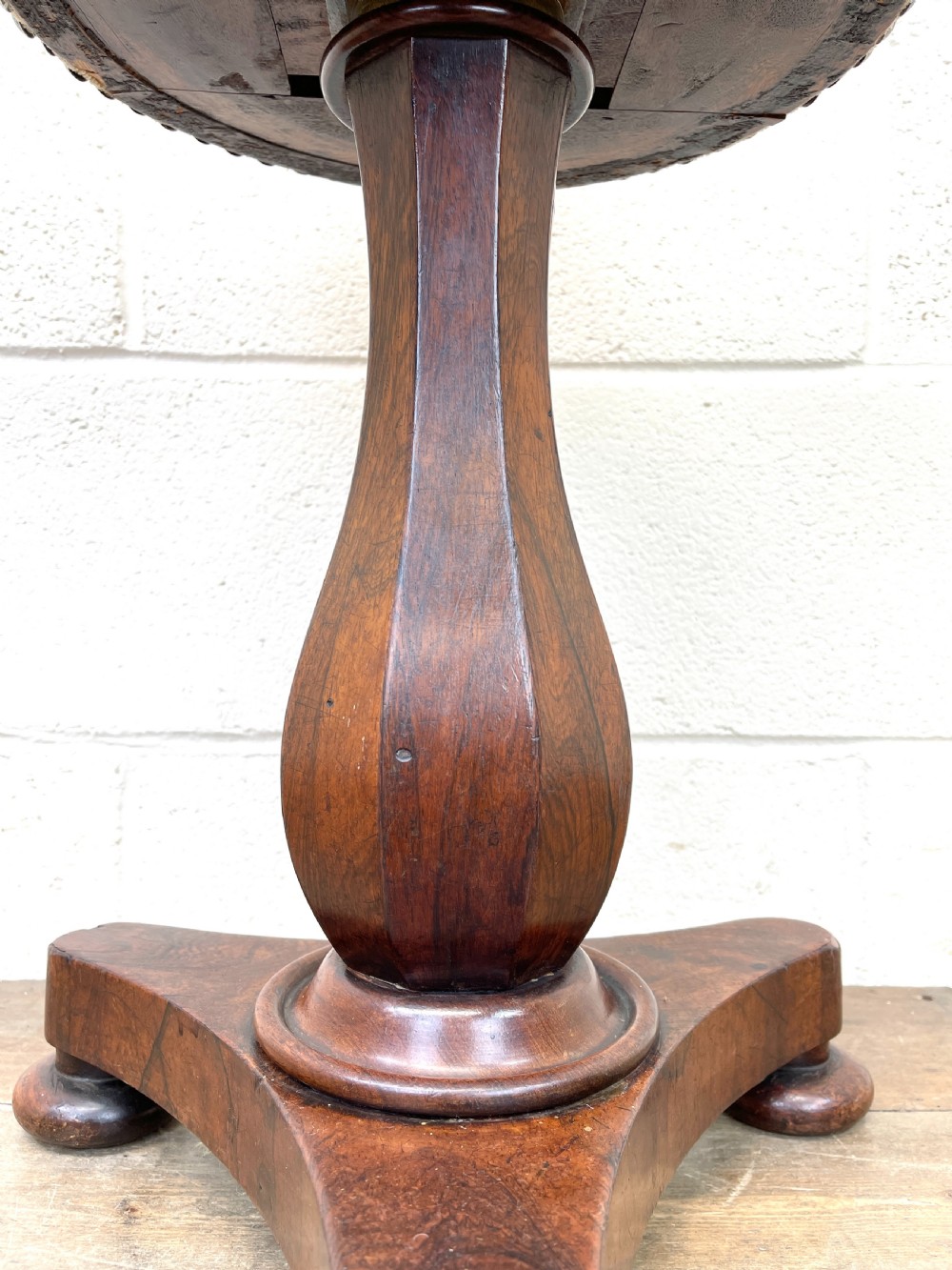Antique Victorian Mahogany Piano Stool View VII