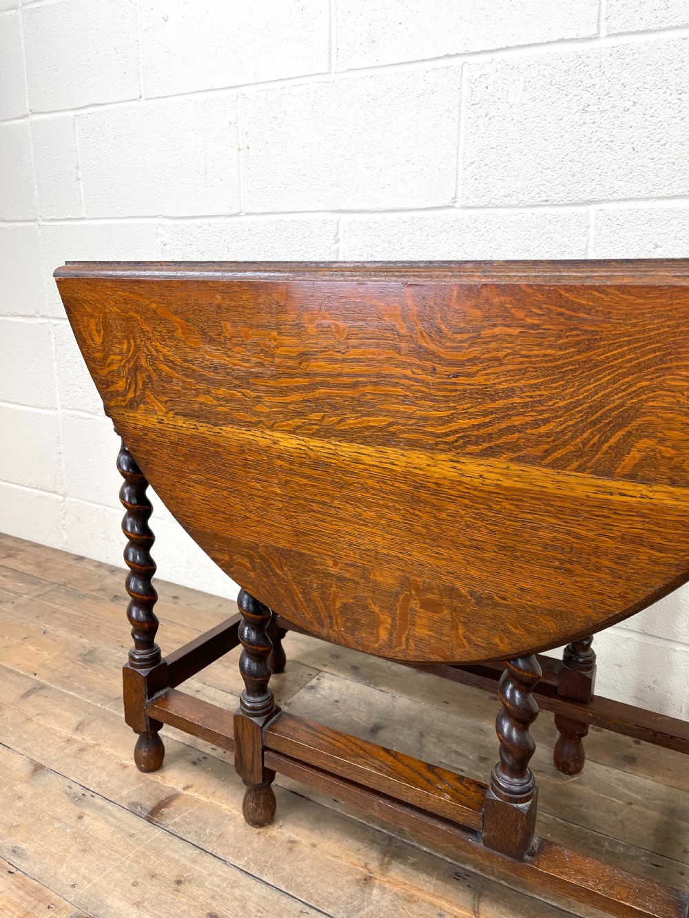 Antique Oak Gateleg Table View IV