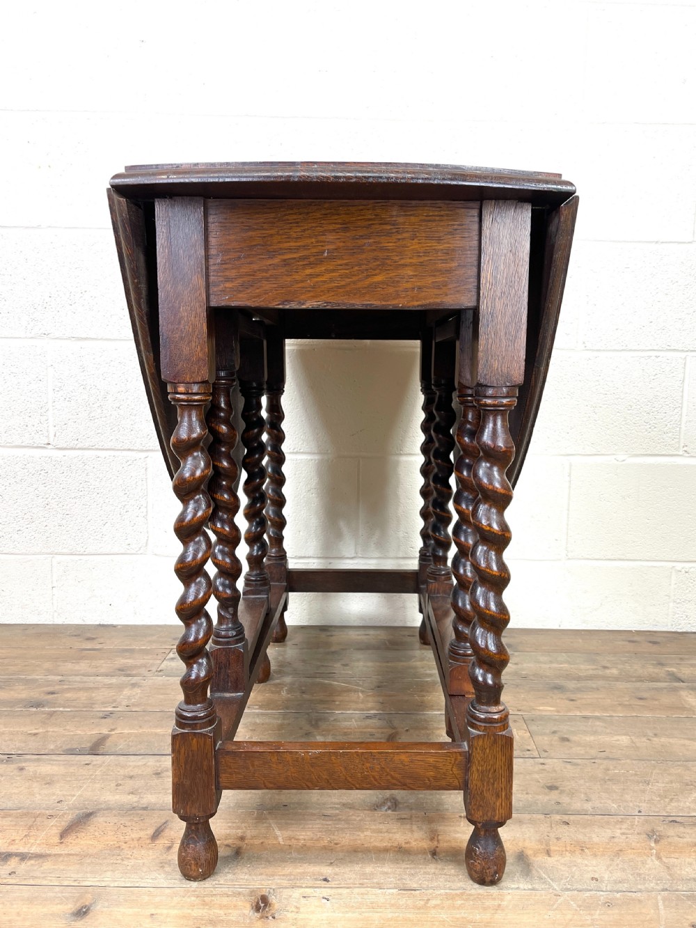 Antique Oak Gateleg Table View V