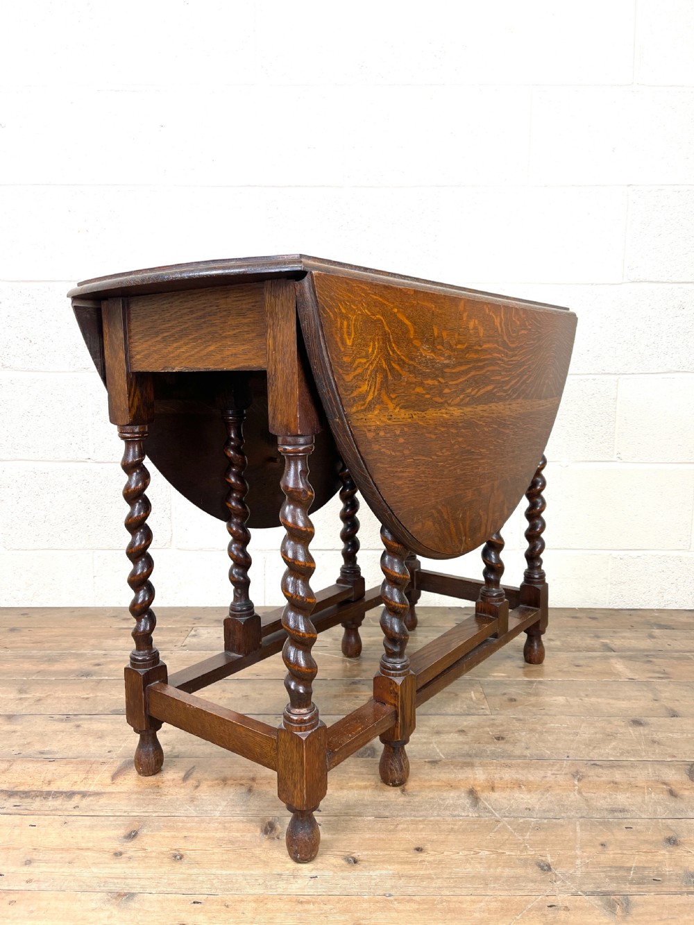 Antique Oak Gateleg Table View VII