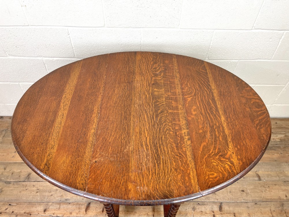 Antique Oak Gateleg Table View IX