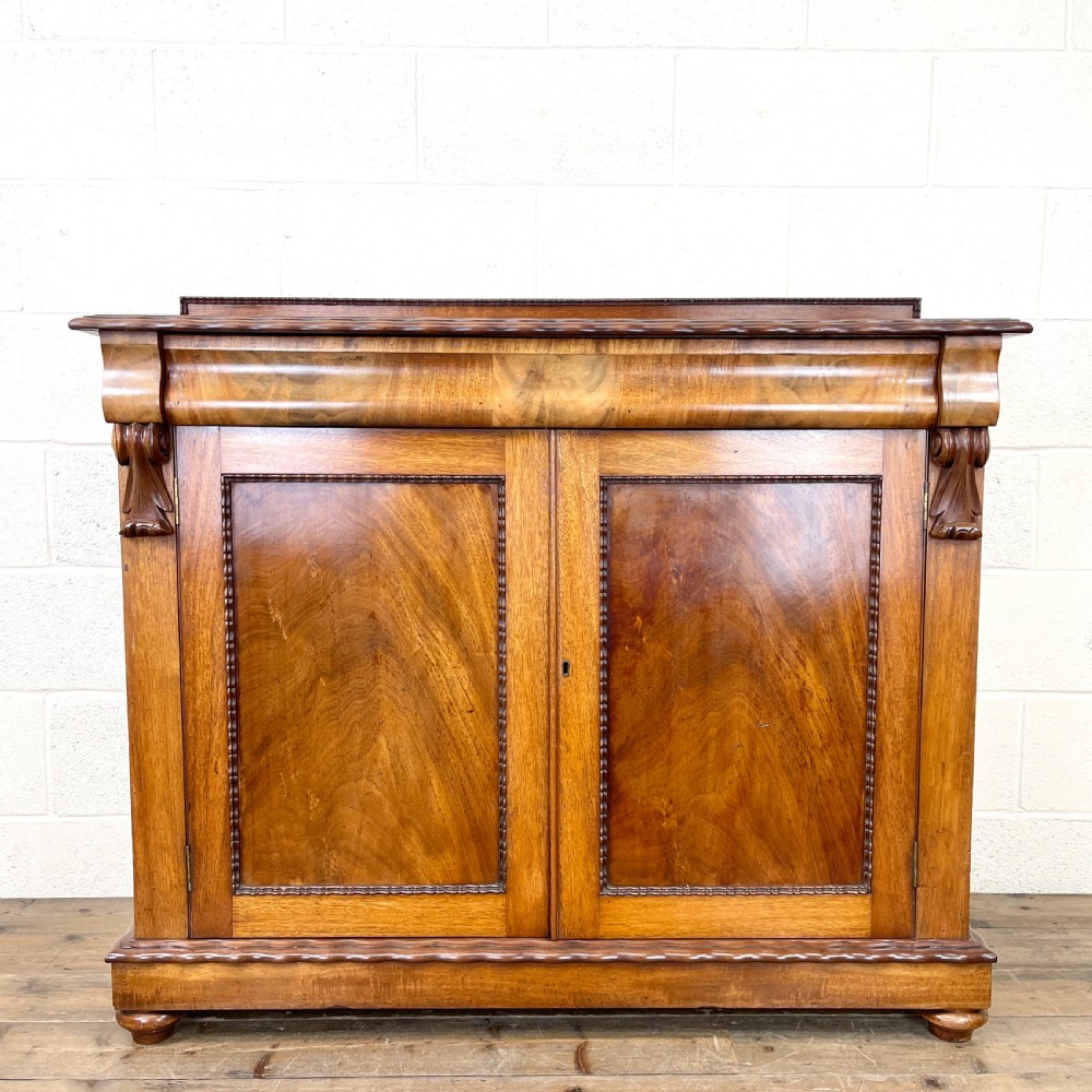 Large Victorian Mahogany Chiffonier Sideboard