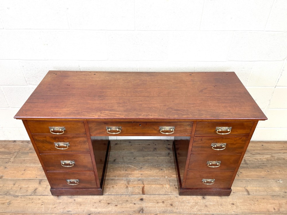 Early 20th Century Antique Mahogany Desk View III