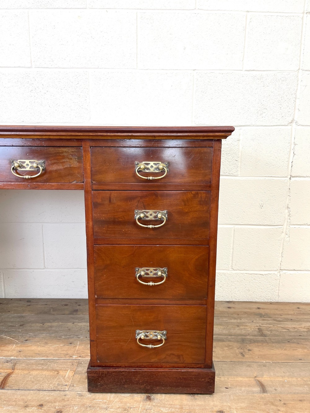 Early 20th Century Antique Mahogany Desk View IV