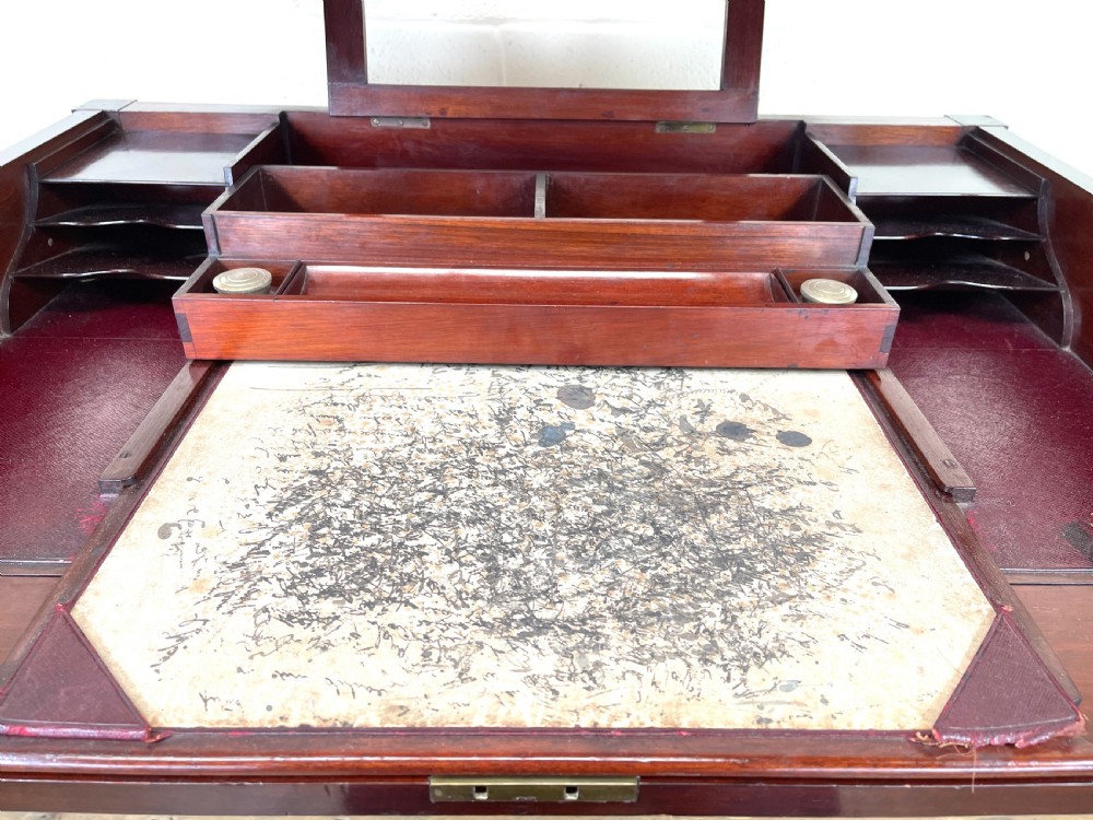 Edwardian Mahogany Metamorphic Writing Desk by ‘Edwards & Sons’  View V