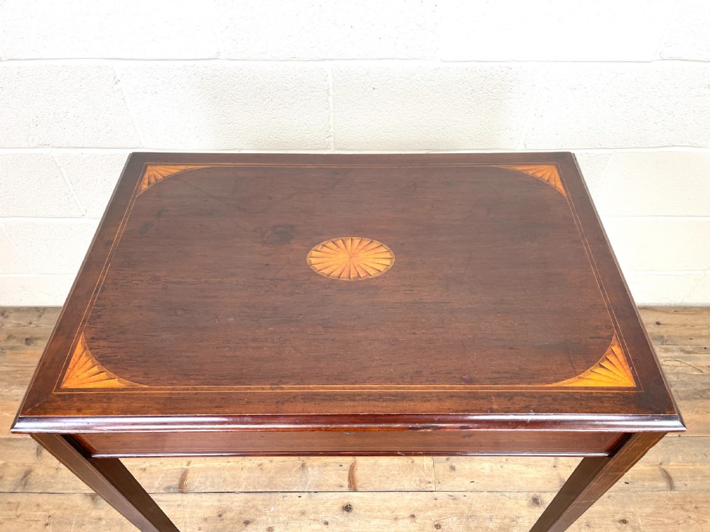Edwardian Mahogany Metamorphic Writing Desk by ‘Edwards & Sons’  View VIII
